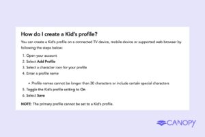 Disney Plus Kids Profile Setup